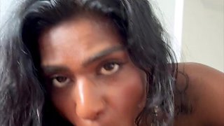 Syraya ebony babe porn video