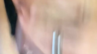 Horny big ass teen dildo in moans out