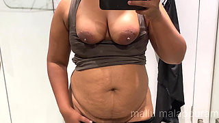 Trying Sexy Dresses In Trail Room And Fingering From Shopping Mall Trail Room, Malappuram, Kerala