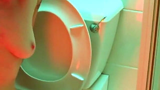 Lesbian Toilet Licking, Pee & Head Flushing Humilation