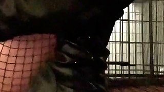 Large amateur cam woman uses two of her toys to masturbate