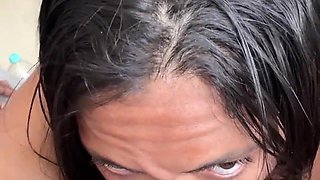 She records herself while deep-throating phat beef whistle -amateur duo- nysdel