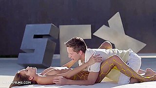 Gorgeous Czech Model Silvie Letting This Lucky Guy Fuck Her Any Way He Wants - European Erotic Sex Outdoors By The Pool