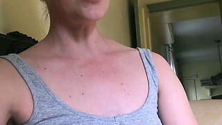 Brunette amateur homemade webcam ass