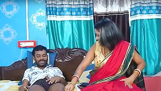 Desi Bhabhi and Devar 3Some Sex - Blowjob, Doggy Style, Hardcore Fucking