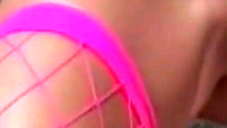 The girl is very horny and waiting for her boyfriend to prepare her ass with a big vibrator