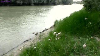 Letty Black Shares Steamy Rainy Public Blowjob