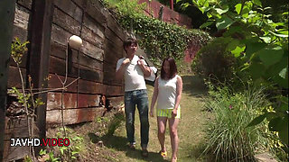 Misaki Tsubasa's Wild Outdoor Asian Teen Fuck Session