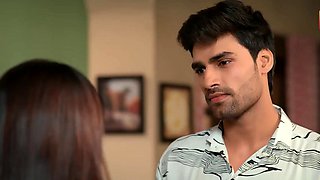 Indian pair celebrating their anniversary in bedroom