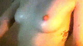 Beauty small tit amateur teen masturbating her shaved pussy