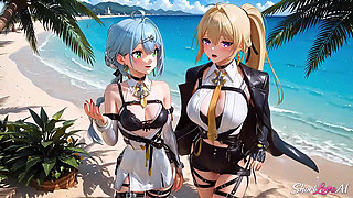 4 Zenless Zone Zero Women Crash the Captain's Yacht and Beg Forgiveness on an Island