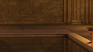 Bathhouse Fuck with Krecill - Conan Grinds His Monster Cock on Her Massive Boobs & Destroys Her Fat Ass