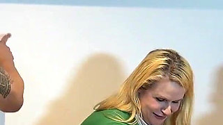 The Stepmother-in-law Teaches Her Stepson-in-law How to Have Sex. Her Stepdaughter Arrives at That Moment and Becomes Very Arous