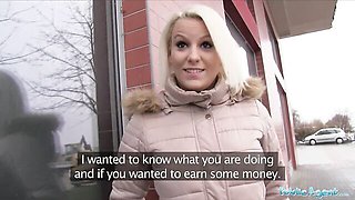 Stylish Lucy's big cock action