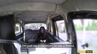 Faux cab spanish babe has good melons and ass