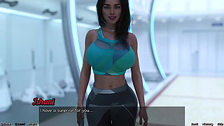 Stranded in Space - Petite Brunette Can't Stop Looking at Busty MILFs Tits