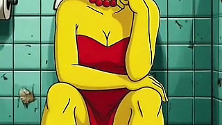 Slutty Cuckold Wife Compilation. Cartoon, Simpson Parody