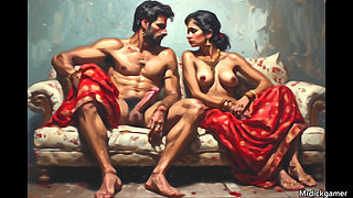 Cheating indian girlfriend fucking with her college professor in bathroom