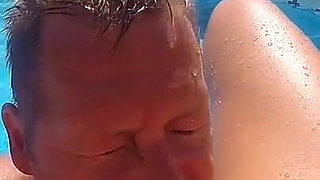 Licking and Fingering by the Pool