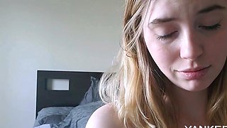 Big-Titted Teen Mocks Small Penis on Webcam