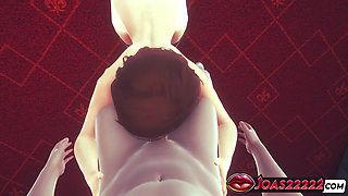 Helen Parr The Incredibles Gives a Deepthroat Blowjob and Gets Her Big Tits Fucked - Huge Cumshot in Private Room 3D Animation