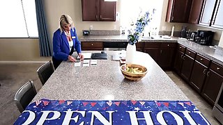 Big black cocking the slutty realtor for a quick sell