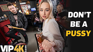 Blonde Russian beauty gets anal fuck in public bar by stranger - HD POV