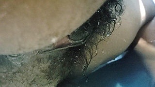 Hot Wife Big Pussy Standing Up On Water, Homemade Sex & Hairy Pussy Close up Carrying