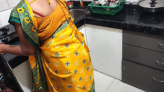 Gorgeous Big Tits Desi Bhabhi in Saree Fucked B Devary