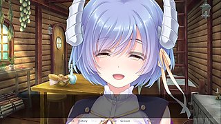 Busty characters in manga porn featuring runaway demon bride