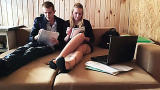 SweetAndFlow Helps Blonde Teen With Homework Then Fucks Her Tight Pussy