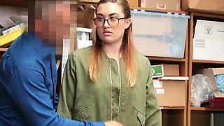 Not so innocent teen thief gets busted and is fucked now