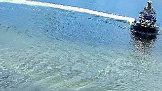 Sucking & Fucking My Jetski Instructor's Dick on the Beach