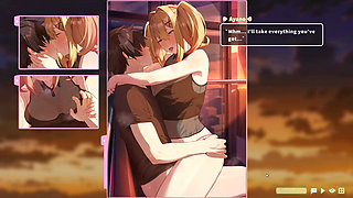 Hentai Game - Summer Clover - Ferris Wheel Sex - Fucking the Blonde on the Ferris Wheel